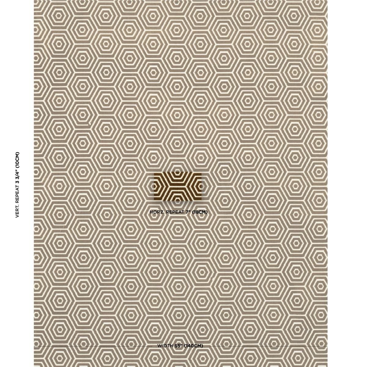 Schumacher Bees Knees Cut Velvet Gold Fabric