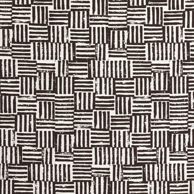 Schumacher Patchwork Cacao Fabric