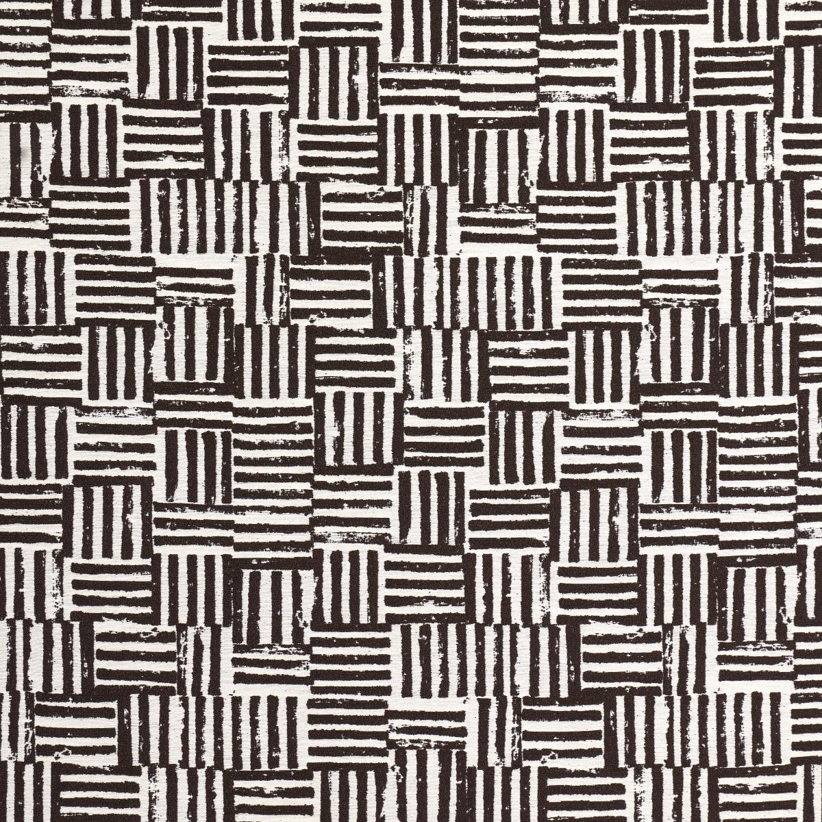 Schumacher Patchwork Cacao Fabric