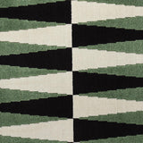 Schumacher Backgammon Cut Velvet Green Fabric