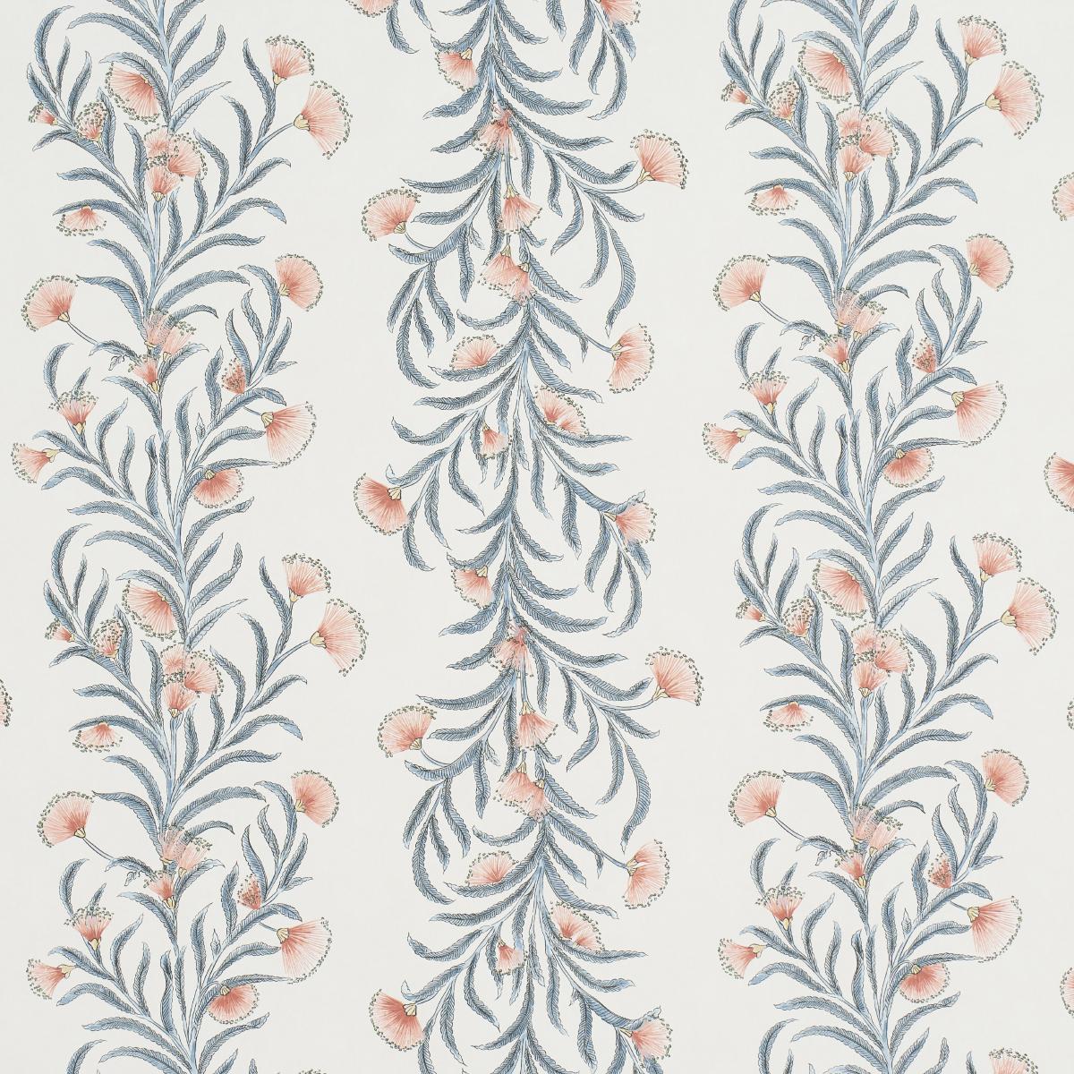 Schumacher Tasmanian Mimosa Pink & Grey Wallpaper