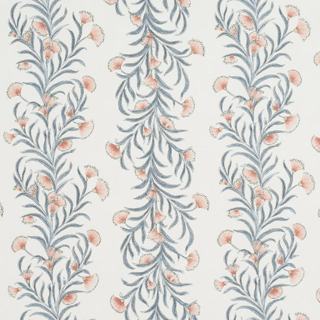 Schumacher Tasmanian Mimosa Pink & Grey Wallpaper