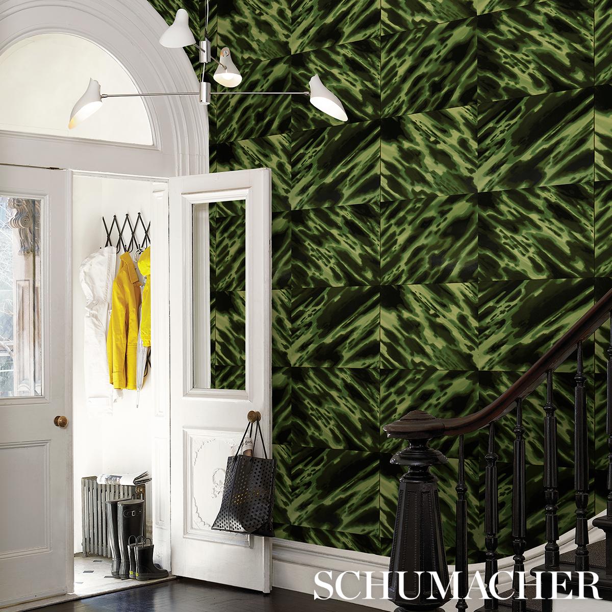 Schumacher Tortoise Shell Amazon Wallpaper