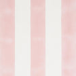 Schumacher Wide Hand Block Stripe Pink Fabric