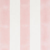 Schumacher Wide Hand Block Stripe Pink Fabric