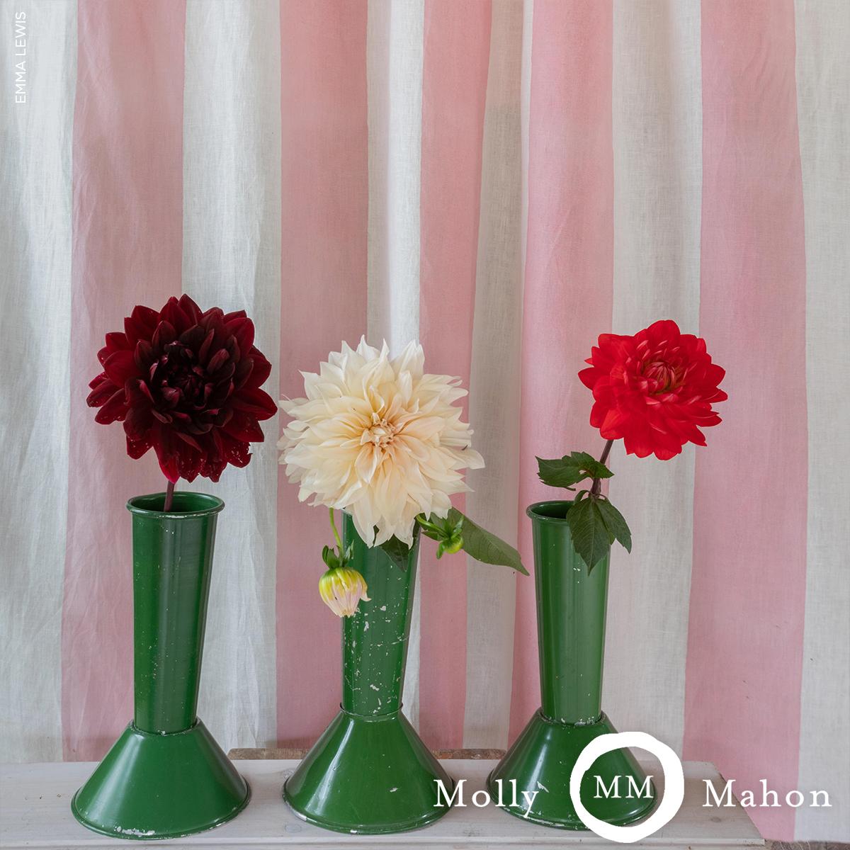 Schumacher Wide Hand Block Stripe Pink Fabric