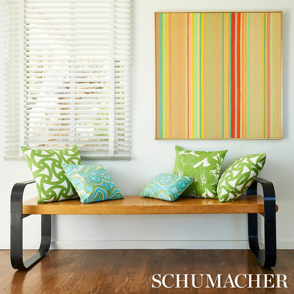 Schumacher Morning Sunrise Indoor/Outdoor Fern Fabric