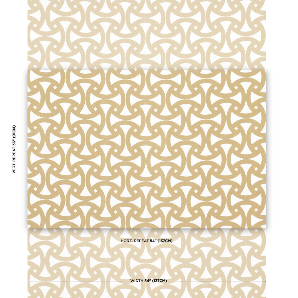 Schumacher Santorini Print Indoor/Outdoor Desert Fabric