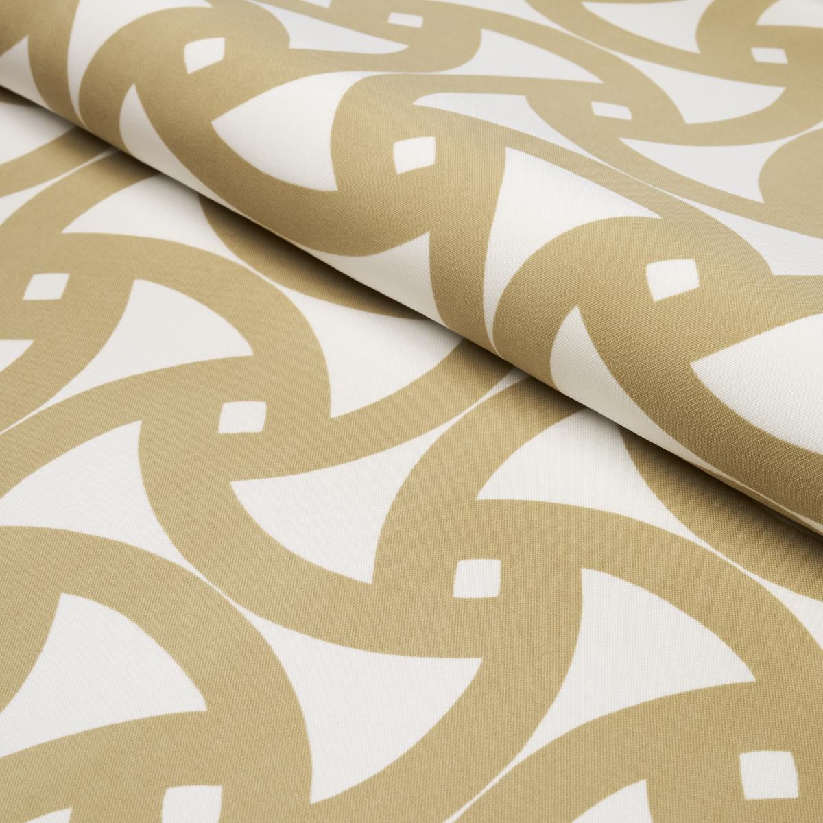 Schumacher Santorini Print Indoor/Outdoor Desert Fabric