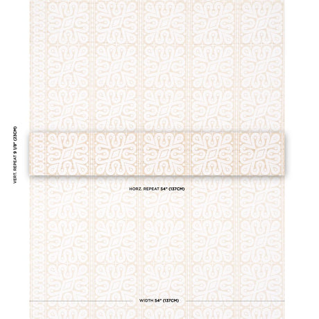 Schumacher Borneo Silk White Fabric