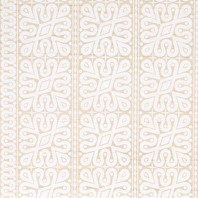 Schumacher Borneo Silk White Fabric