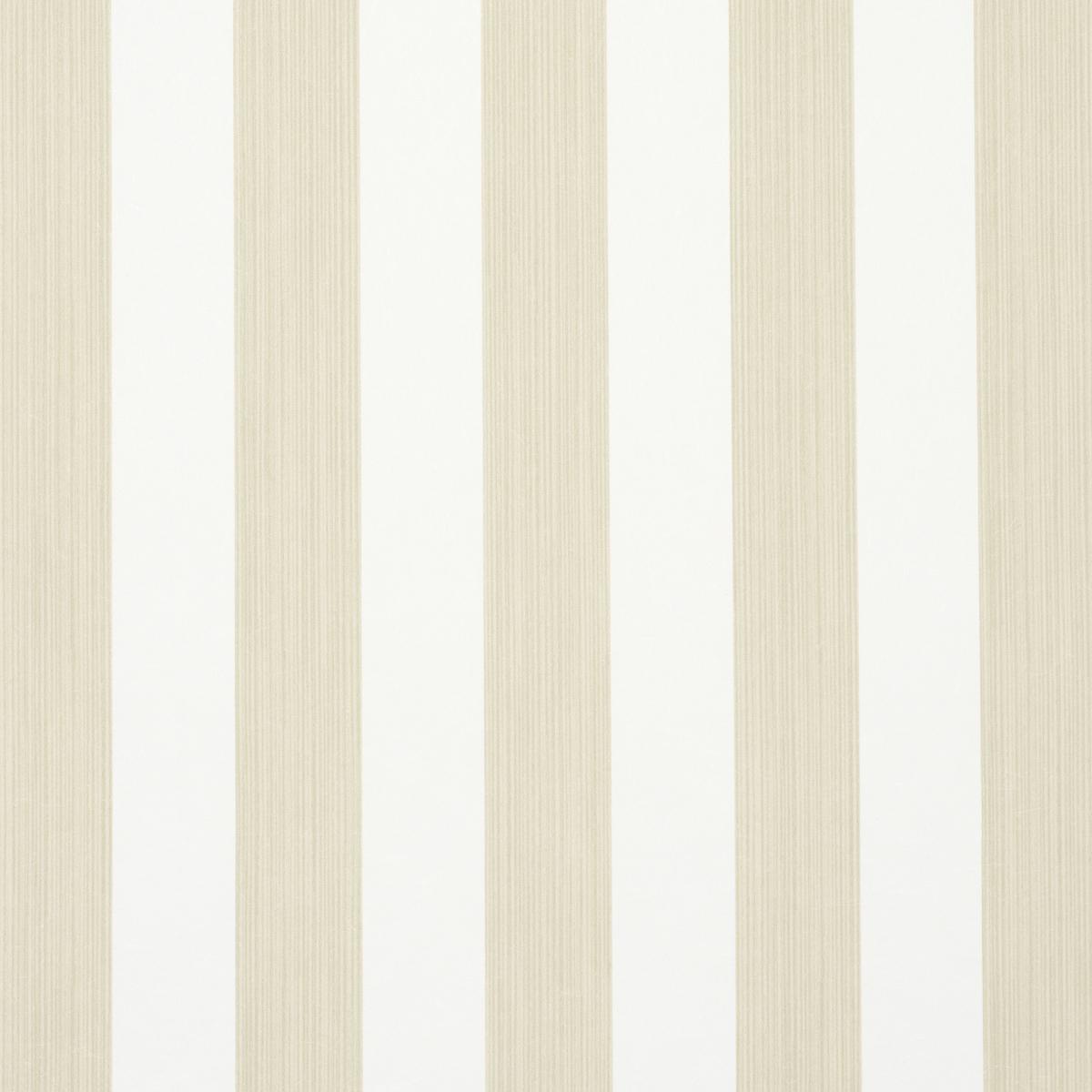 Schumacher Edwin Stripe Medium Straw Wallpaper