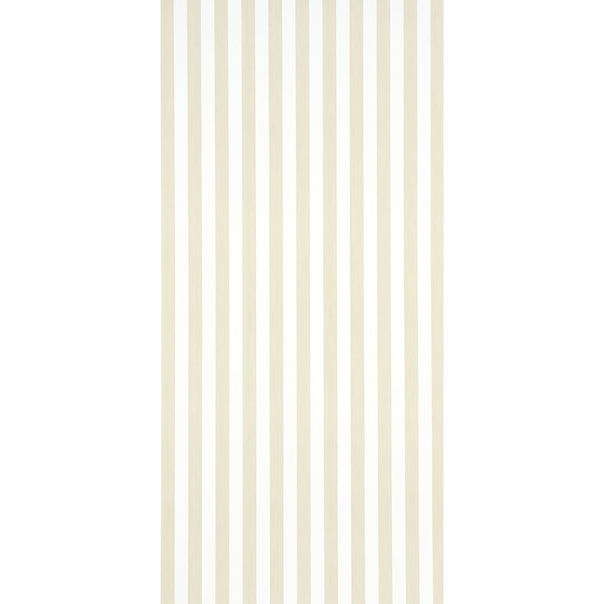 Schumacher Edwin Stripe Medium Straw Wallpaper