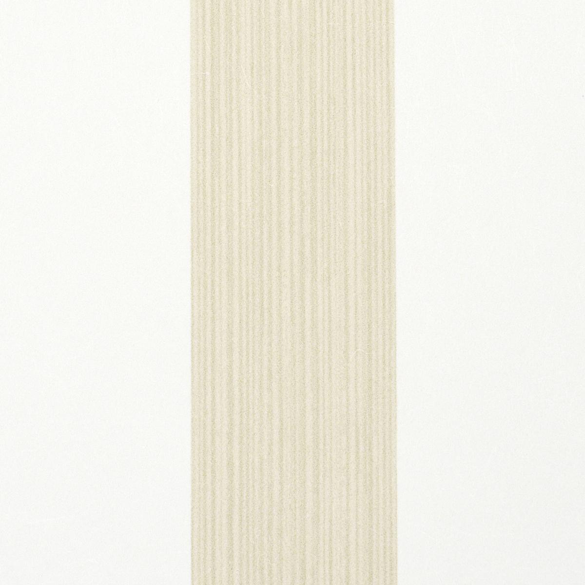 Schumacher Edwin Stripe Medium Straw Wallpaper