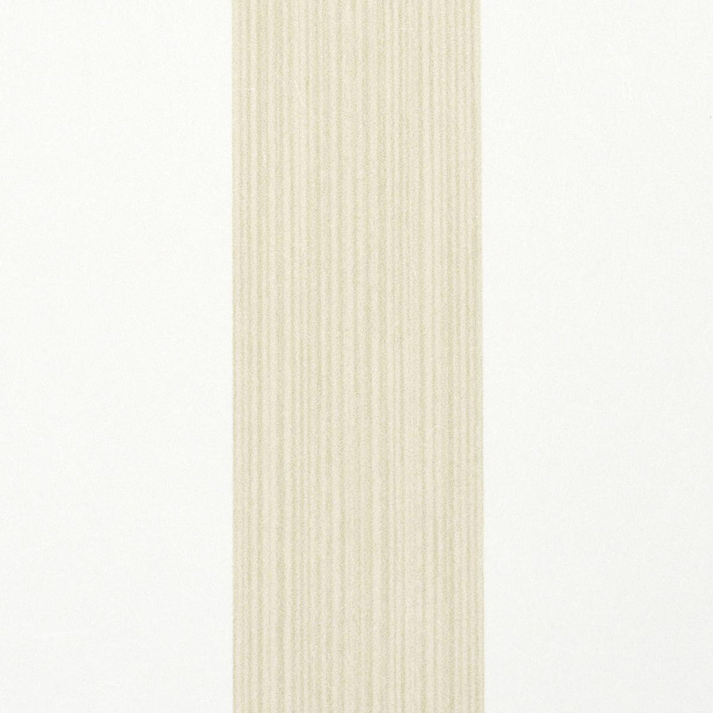 Schumacher Edwin Stripe Medium Straw Wallpaper