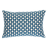 Schumacher Indigo/Ivory 18" x 12" Betwixt Pillow