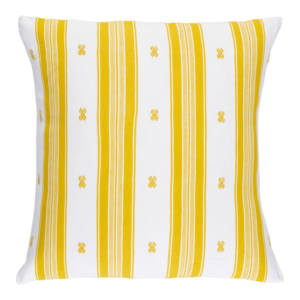 Schumacher Panthelo Saffron 20" x 20" Pillow