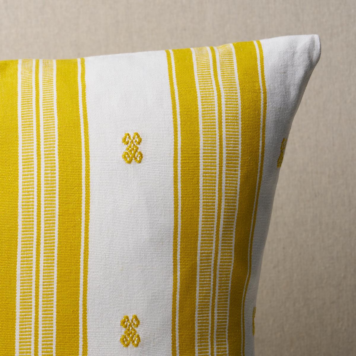 Schumacher Panthelo Saffron 20" x 20" Pillow