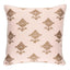 Schumacher Blush 18" x 18" Rubia Embroidery Pillow