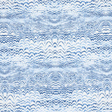 Schumacher Ink Wave Print Indoor/Outdoor Indigo Fabric
