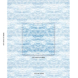 Schumacher Ink Wave Print Indoor/Outdoor Indigo Fabric