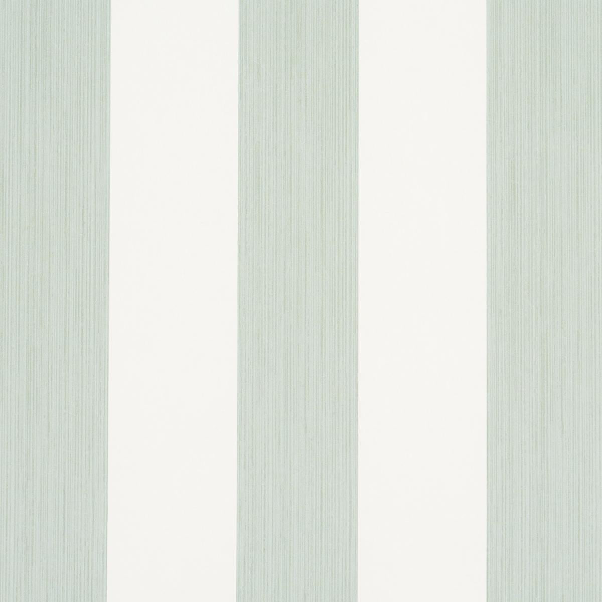 Schumacher Edwin Stripe Wide Eucalyptus Wallpaper