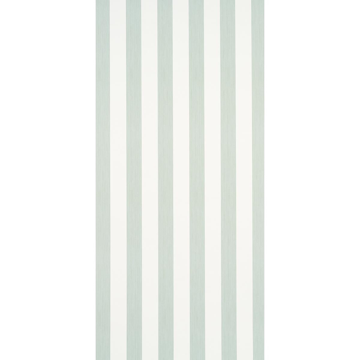 Schumacher Edwin Stripe Wide Eucalyptus Wallpaper