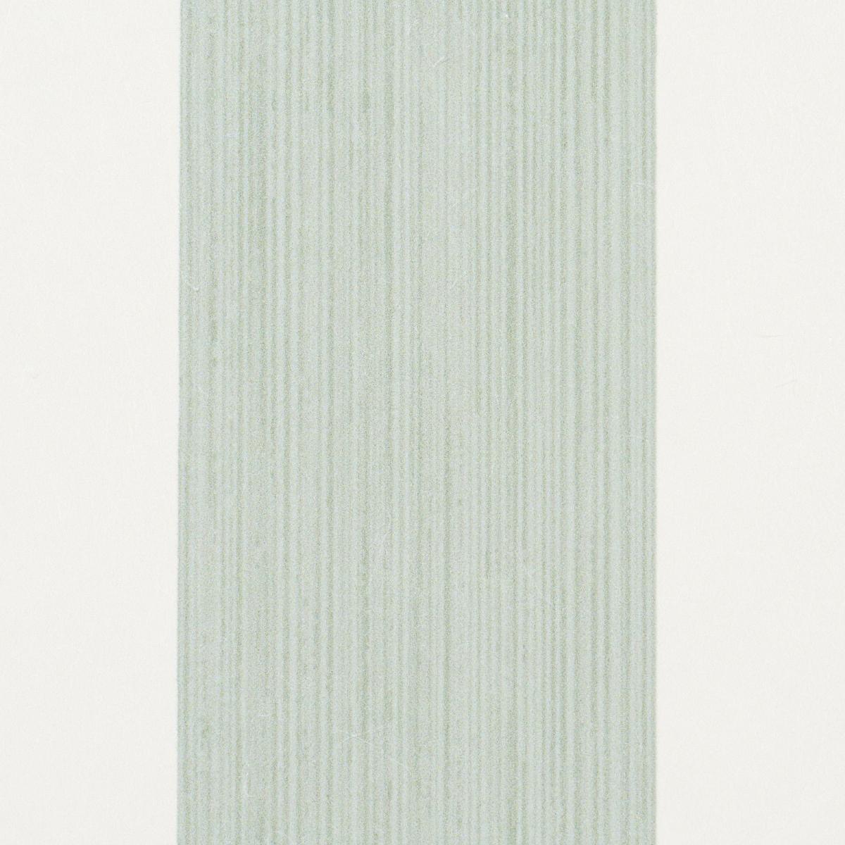 Schumacher Edwin Stripe Wide Eucalyptus Wallpaper