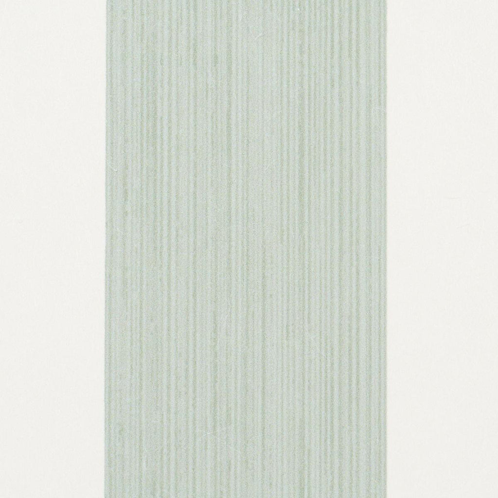 Schumacher Edwin Stripe Wide Eucalyptus Wallpaper