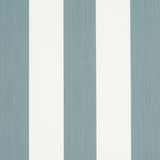 Schumacher Edwin Stripe Wide Teal Wallpaper