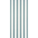 Schumacher Edwin Stripe Wide Teal Wallpaper