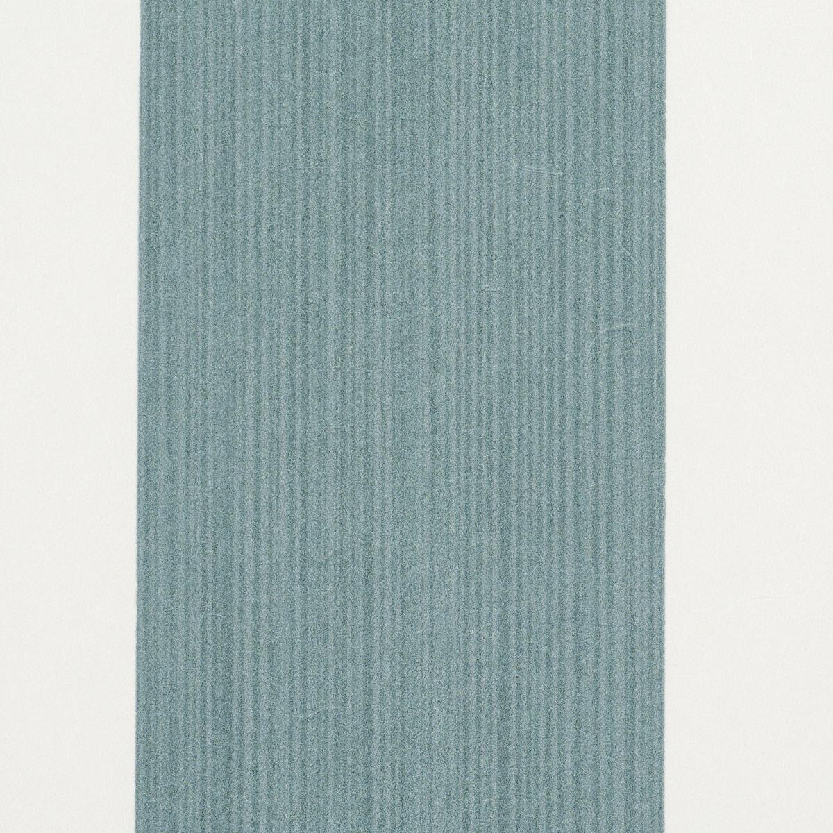 Schumacher Edwin Stripe Wide Teal Wallpaper