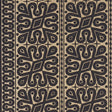 Schumacher Borneo Grasscloth Black Wallpaper