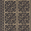 Schumacher Borneo Grasscloth Black Wallpaper