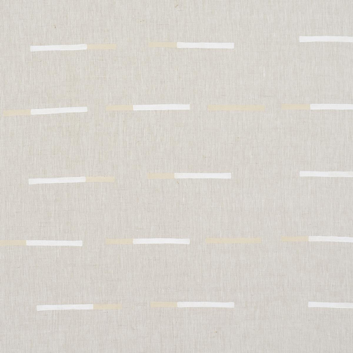 Schumacher Overlapping Dashes Buff Fabric