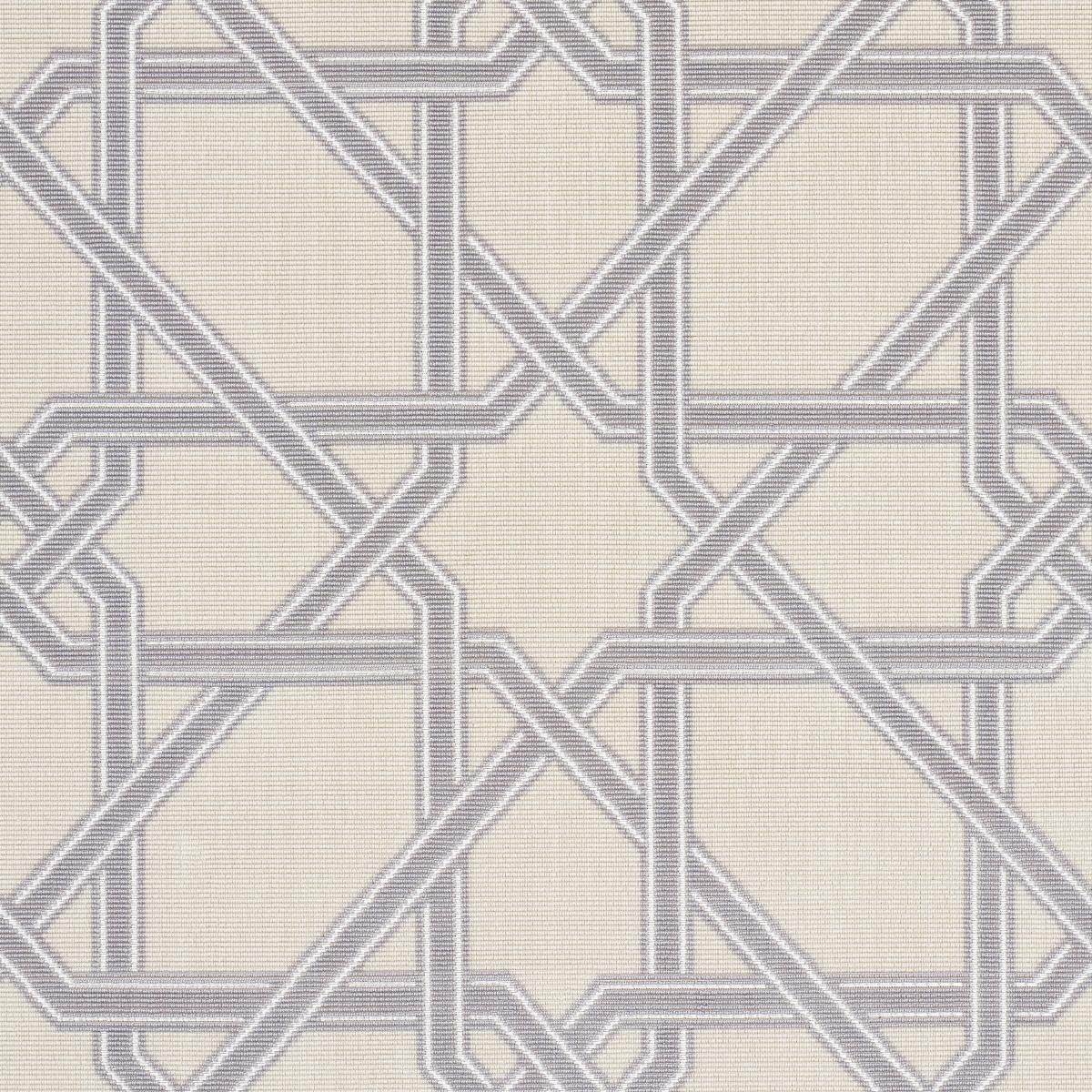 Schumacher Le Maroc Pingl Dove Fabric