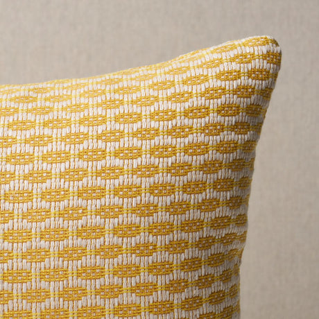 Schumacher Hickox I/O Yellow 18" x 12" Pillow
