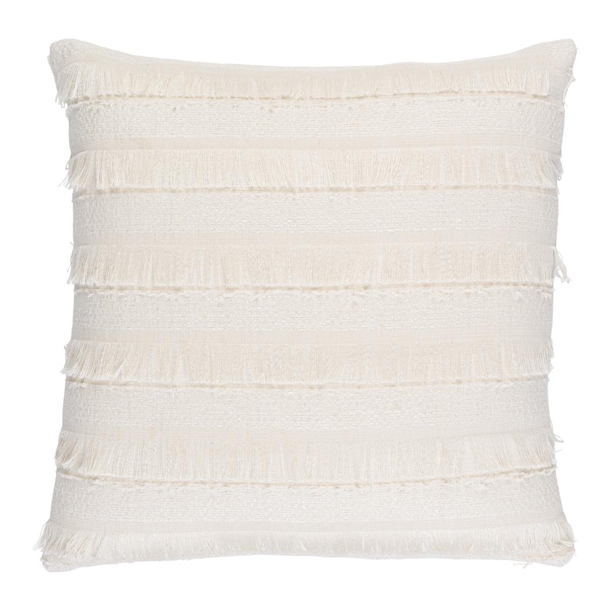 Schumacher Ivory 22" x 22" Acadia Pillow
