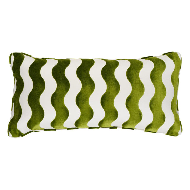 Schumacher Lettuce 24" x 12" The Wave Pillow
