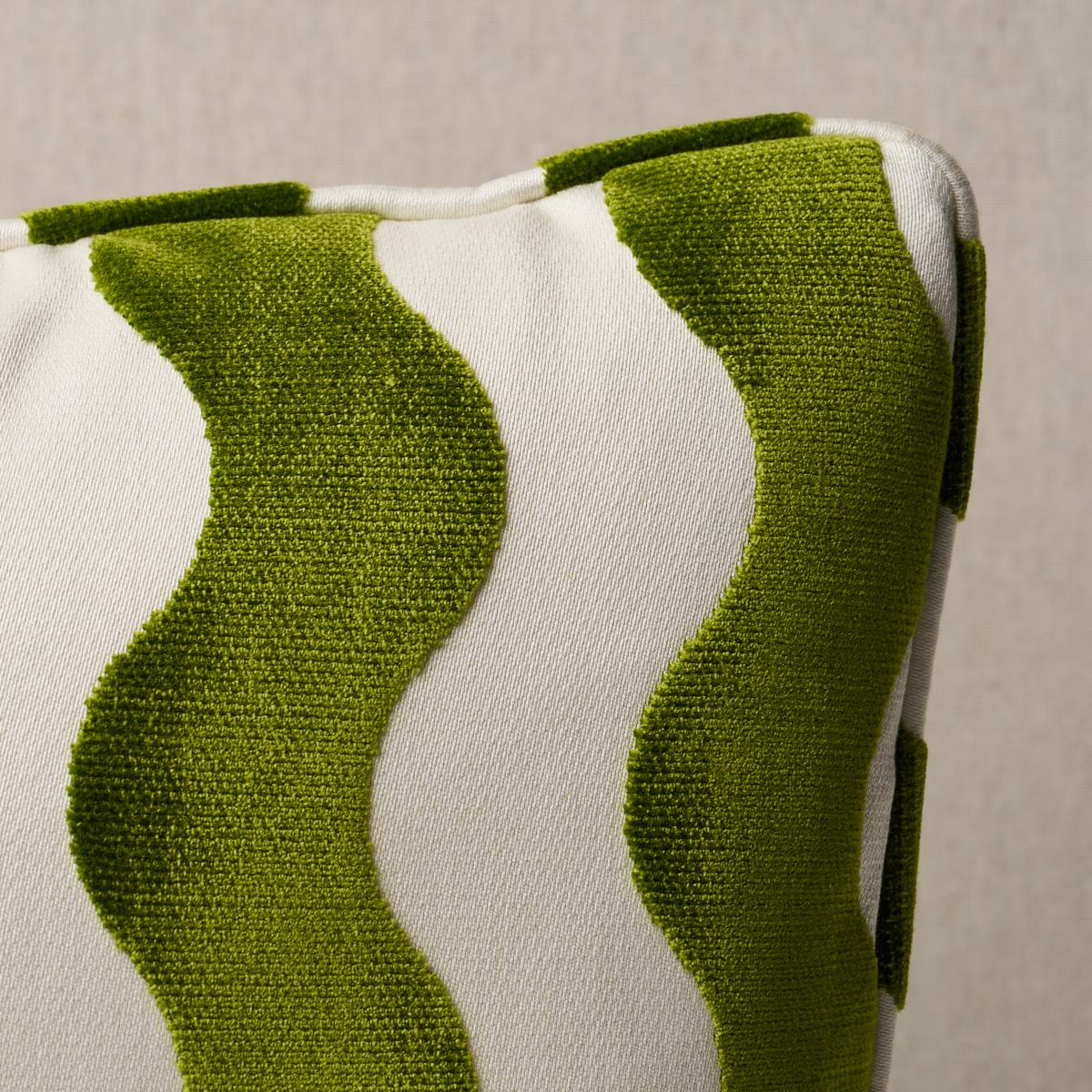 Schumacher Lettuce 24" x 12" The Wave Pillow