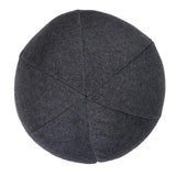 Schumacher Smoke 12" x 12" Dixon Mohair Sphere Pillow