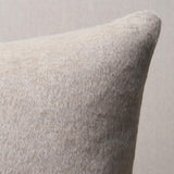 Schumacher Stone 20" x 20" Dixon Mohair Pillow