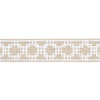 Schumacher Squared Away Trellis Tape Natural Trim