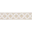 Schumacher Squared Away Trellis Tape Natural Trim