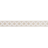 Schumacher Squared Away Trellis Tape Natural Trim