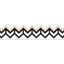 Schumacher Sparren Embroidered Tape Black Trim