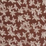 Schumacher Hibiscus Teak Fabric