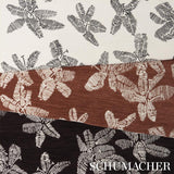 Schumacher Hibiscus Teak Fabric