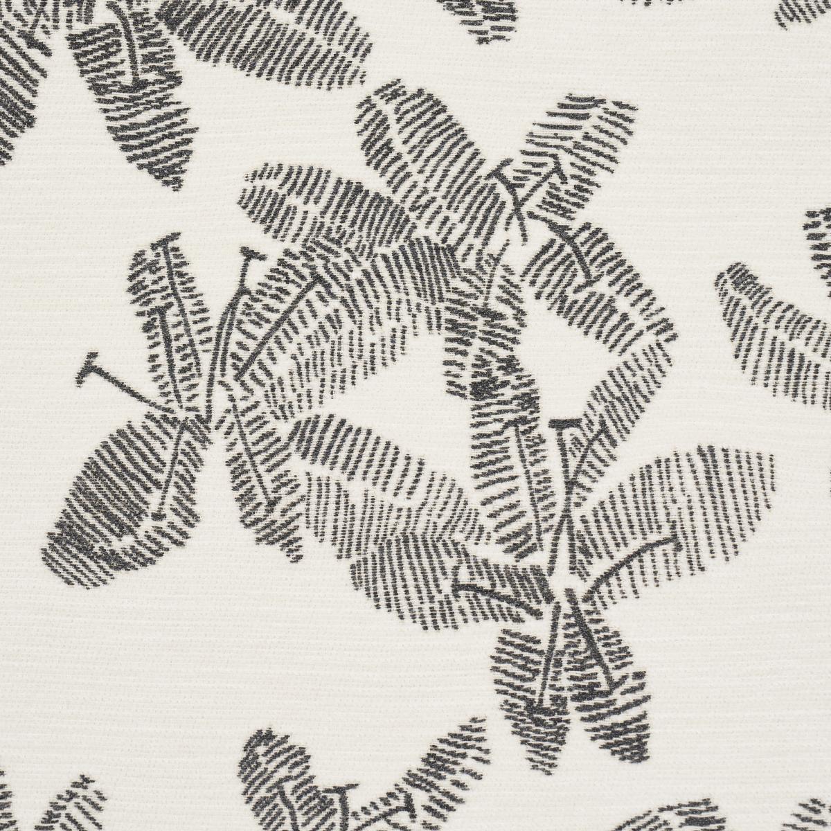 Schumacher Hibiscus Black & White Fabric