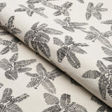 Schumacher Hibiscus Black & White Fabric